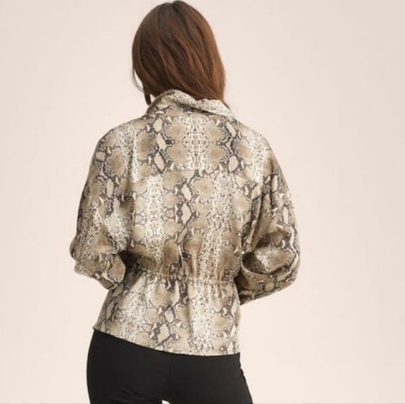 MANGO Snake print shirt - Picture 5 of 5